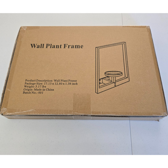 SwaaVee Wall Plant Frame Black Indoor or Outdoor NIB - Picture 5 of 8